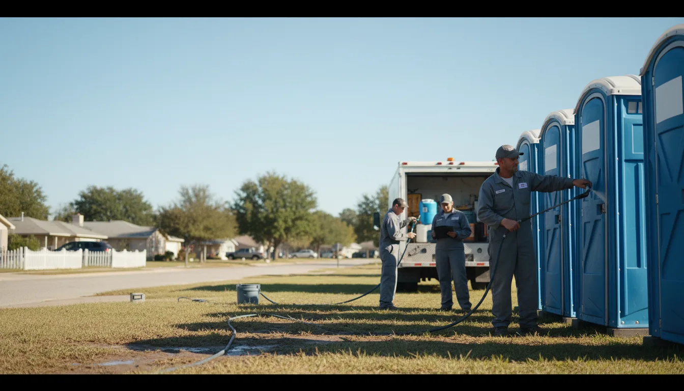 Long-Term Portable Toilet Rental in Clarksville, IA near me